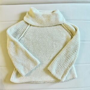 The Limited Cream Cowl Neck Sweater